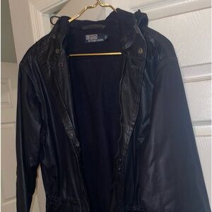 Ralph Lauren Polo raincoat with hoodie vintage